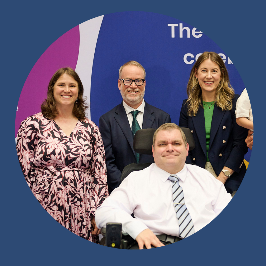 Group of people at the official launch of the Parliamentary Friends of Cerebral Palsy