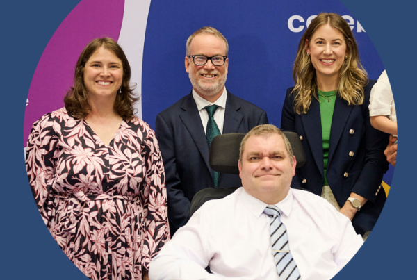 Group of people at the official launch of the Parliamentary Friends of Cerebral Palsy